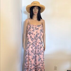 Heartloom Pink and Orange Spaghetti Strap Sundress